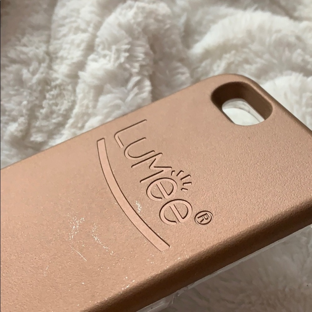 Lumee selfie iPhone case and stick